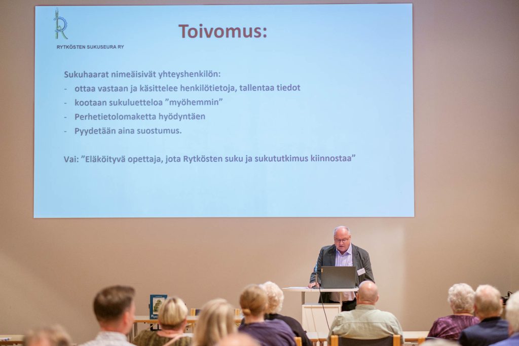 Rytkösten sukuseuran 60-vuotissukujuhla sekä sukukokous 19.8.2023